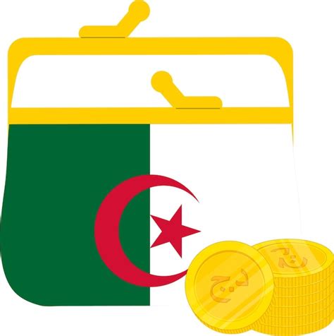 Premium Vector | Algeria flag hand drawnalgerian dinar hand drawn