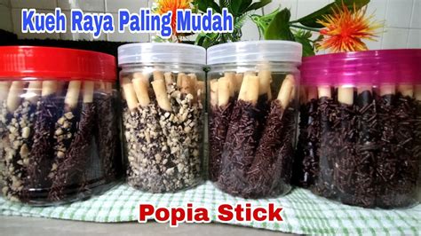 Kueh Raya Paling Mudah Popia Stick Youtube