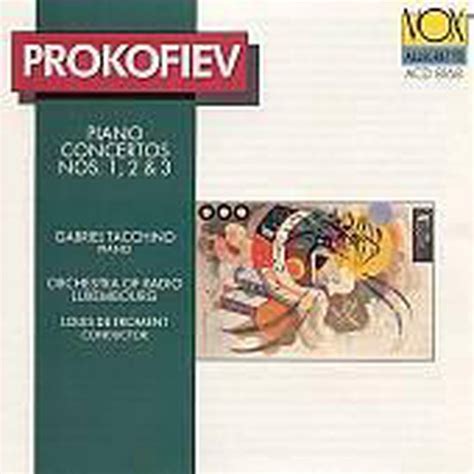 Prokofiev Piano Concertos Nos Gabriel Tacchino Cd Album