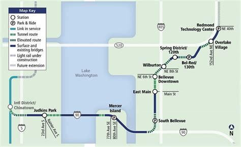 Sound transit light rail route map - stjulu