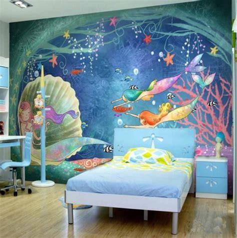 Bedroom Under The Sea Wall Murals - Mural Wall