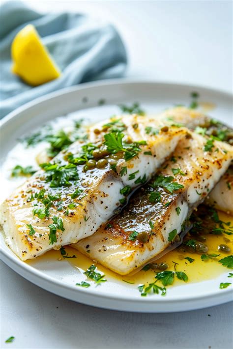 Mouthwatering Keto Seabass Piccata Recipe A Zesty Fusion Of Capers And