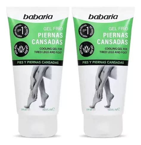 Gel Frio Para Pies Y Piernas Cansadas Babaria Pzas Ml Env O Gratis