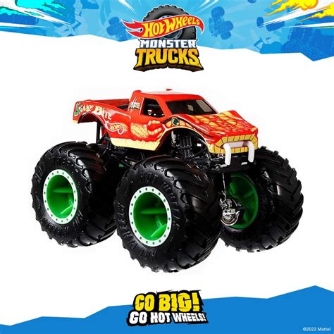 Hot Wheels Monster Trucks Scale Snake Bite FYJ Shopee Malaysia