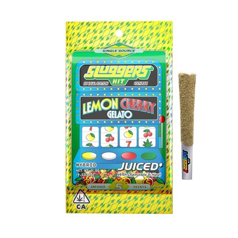 Sluggers Lemon Cherry Gelato Pre Rolls 5pk For Sale Sluggers Hit