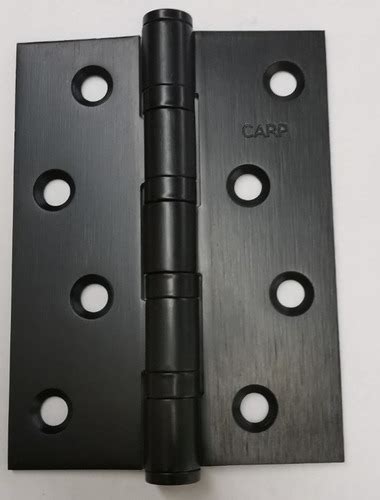 Dobradiça Inox Preta Blindada 4 X 3 X2 2mm Kit 3 Peças CARPBRASIL