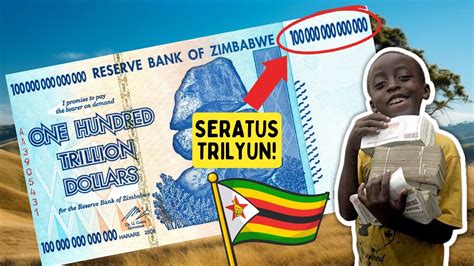 100 Triliun Zimbabwe Berapa Rupiah Mata Uang Terendah Di Dunia YouTube