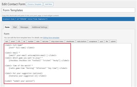 form templates  essential addons  contact form