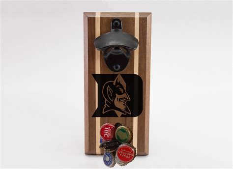 Duke University Magnetic Bottle Opener Rockford Woodcrafts