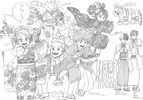 All Of Horikoshi S Twitter Sketches On Tumblr