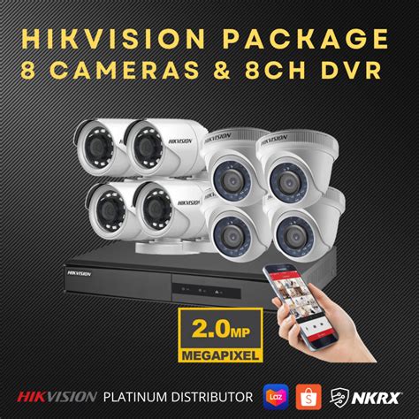 Hikvision 8CH 2MP Turbo HD CCTV Package W Mobile View CCTV Kit DIY