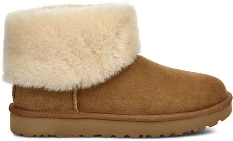 Ugg Classic Mini Fluff Chestnut Stivali Donna Snowleader