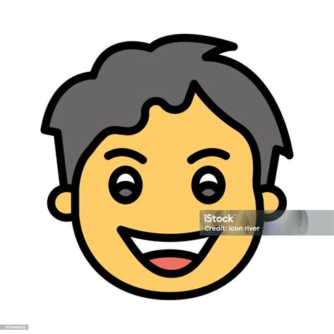 froh froh emoji stock vektor art und mehr bilder von abstrakt