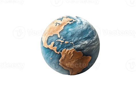 Earth Planet on Transparent Background. AI 24516715 PNG