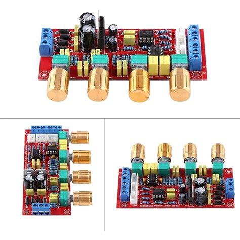 Hifi Preamp Ne5532 Pre Amplifier Volume Tone Control Board Kits Ac 12v Op Amp Hifi Amplifier