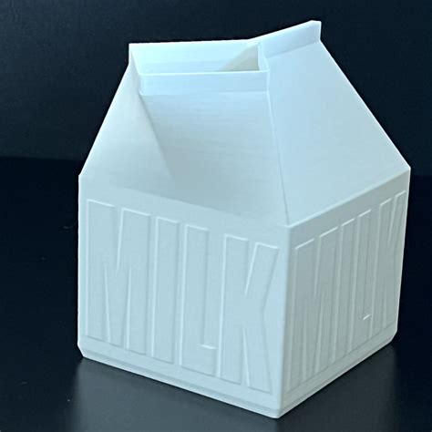 Free Stl File Milk Carton In Vase Mode・3d Printer Model To Download・cults