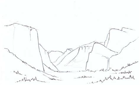 How To Draw A Valley Step By Step At Drawing Tutorials