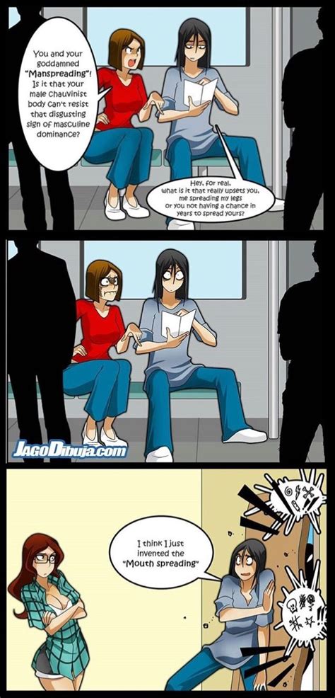 A Comic Strip With Two Women Talking To Each Other And One Man Sitting