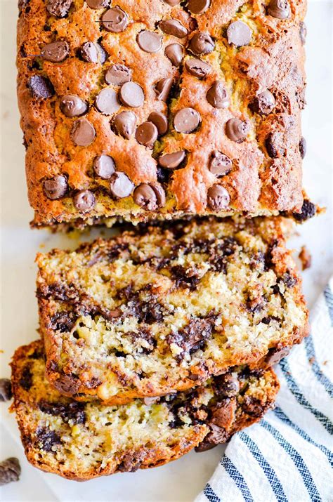 Mom S Famous Chocolate Chip Banana Bread Recipe Bananabreadrecipe