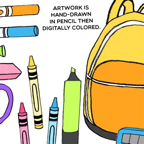 School Clipart, Back to School Supplies Clip Art, Pencil, Crayon ...