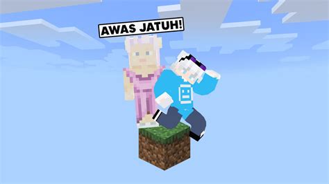 Aku AKUDAP Pergi Menjelajahi 9 Dunia Dalam Satu Block Minecraft