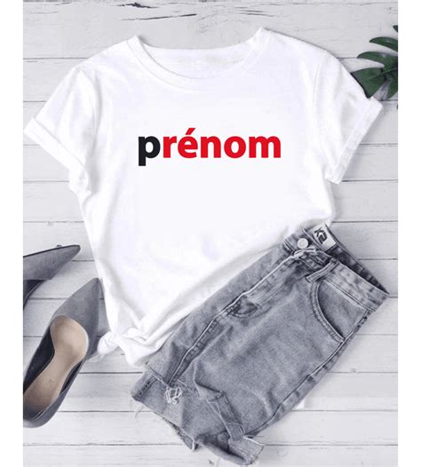 T shirt Prenom personnalisé style Nutella deparis me