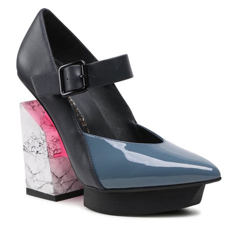 Zapatos Bajos United Nude Arix Mary Jane Hi Vintage Blue