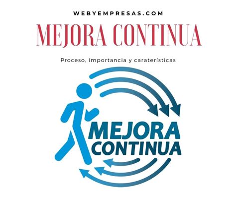 Mejora Continua proceso importancia y caraterísticas Web y Empresas