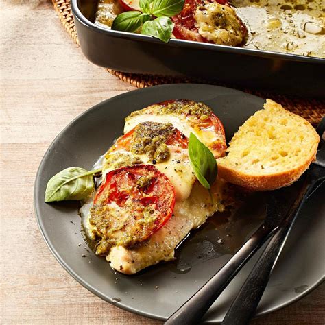 Putensteaks Caprese Mit Pesto Rezept ESSEN UND TRINKEN