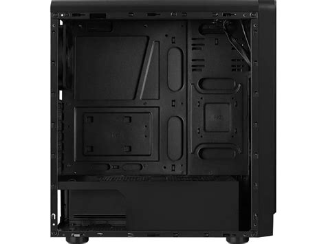 Gabinete Aerocool Rift RGB Lateral em Acrílico 1 fan Mid Tower Preto