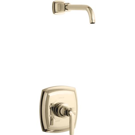 Kohler Margaux Vibrant Polished Nickel 1 Handle Shower Faucet Valve Included In The Shower