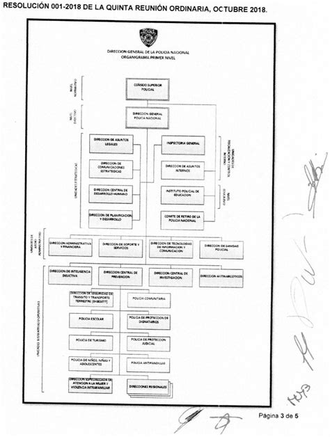 Estructura Orgánica De La Institución Transparencia Instituto