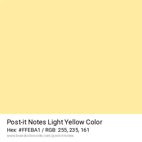 Post-it Notes Brand Color Codes » BrandColorCode.com