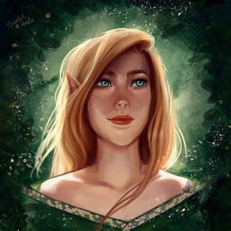 Artstation Aelin Ashryver Whitethorn Galathynius