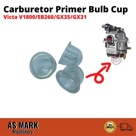 Carburetor Primer Bulb Cup Cap Brush Cutter Knapsack Sprayer Hand