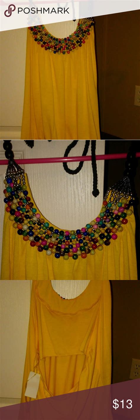 Yellow Jeweled Shirt Clothes Design Fashion Design Fashion