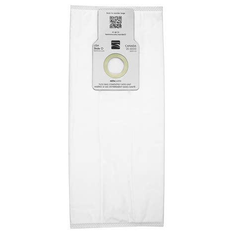 Kenmore Hepa Vacuum Bag For Upright Vacuums Usa Type Q C Canada 20 50510 53294 Pack Of 6