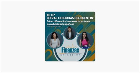 Finanzas En Acci N Letras Chiquitas Del Buen Fin C Mo Diferenciar