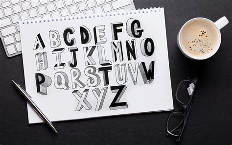 How To Draw Letters In 3D A Dimensional Hand Lettering Tutorial