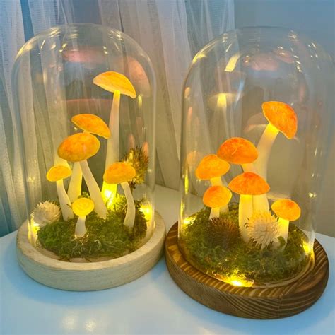 Mushroom Lamp Etsy Uk