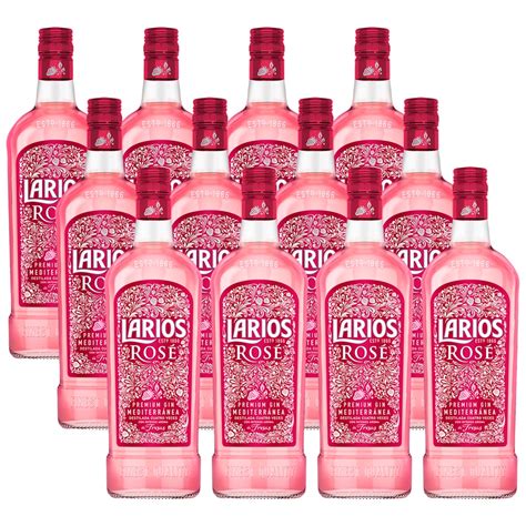 KIT 12 GIN LARIOS ROSE 700ML Shopee Brasil