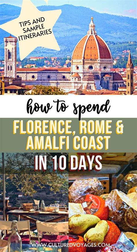 Ultimate 10 Day Florence Rome Amalfi Coast Itinerary In 2024 Amalfi