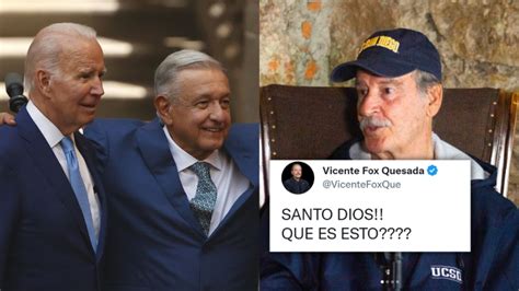 Vicente Fox Comparte Video Falso De AMLO Llorando Con Biden ABC Noticias