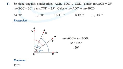 Se Tiene Ngulos Consecutivos Aob Boc Y Cod Donde Maob Mboc 5626 The