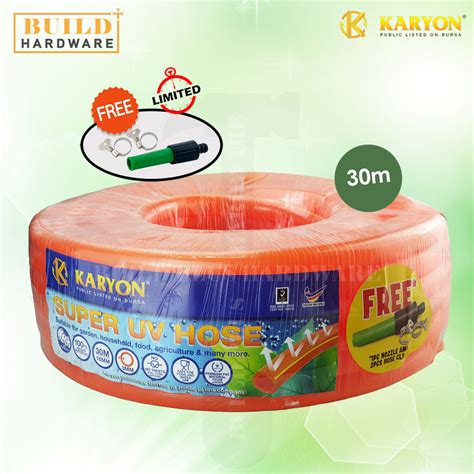 KARYON 10m 30m X 3mm Super UV Hose Garden Hose Lawn PVC Pipe Getah