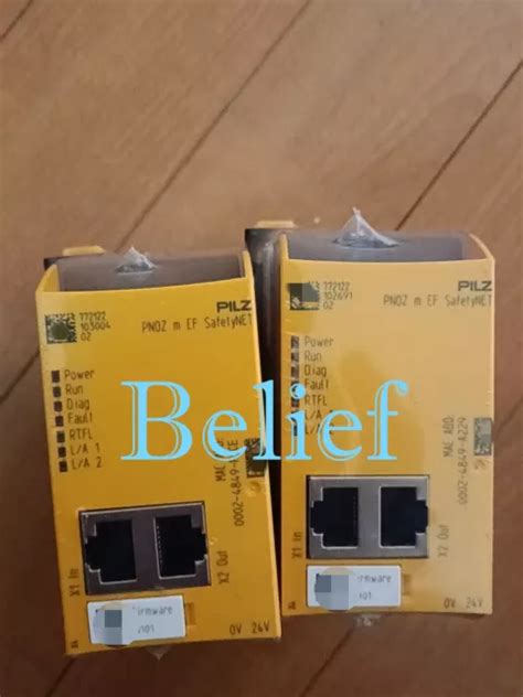 RELÉ DE SEGURIDAD rápido DHL H Pilz PNOZ m EF SafetyNET 772122 1 pieza