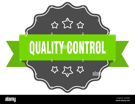 quality control label. quality control isolated seal. Retro sticker ...