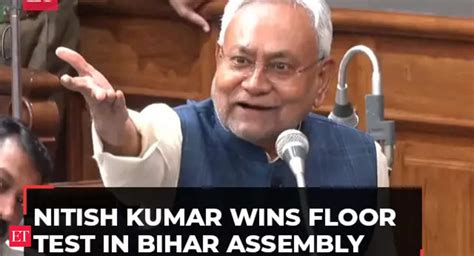 Bihar Floor Test Bihar Nitish Kumar Wins Floor Test With Support From