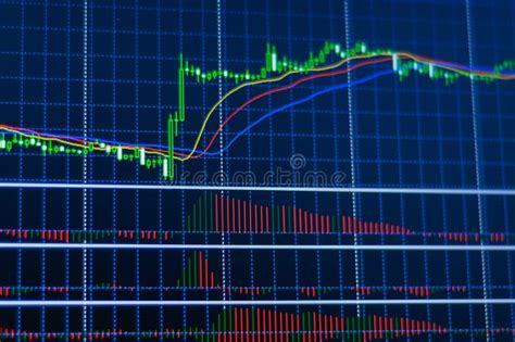 Graph of Candle Chart of Stock Market Stock Image - Image of economic, price: 120993631