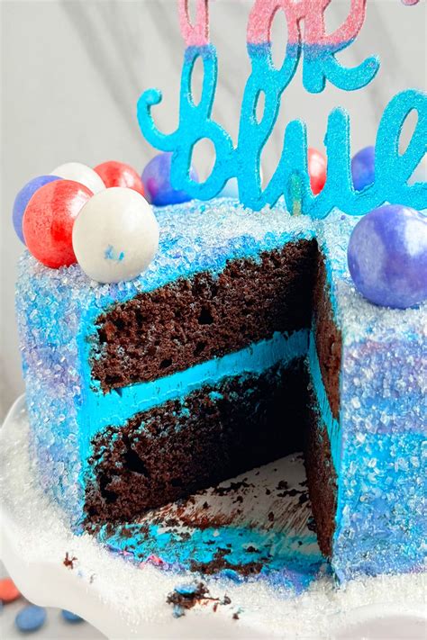 Easy Gender Reveal Cake {Baby Shower} - CakeWhiz